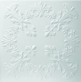 0856 Белая Плита потолочная 