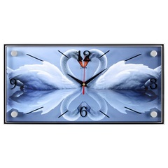 Часы настенные 1939-1177 Зеркальные лебеди