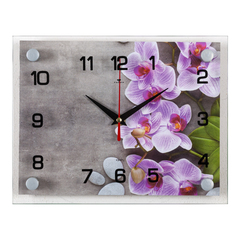 Часы настенные 2026-011 Орхидеи