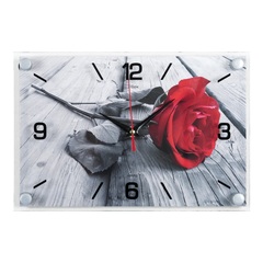 Часы настенные 2030-24 Красная роза
