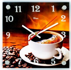 Часы настенные 2525-919 Черный кофе