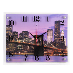 Часы настенные 3545-405 Манхэттенский мост 