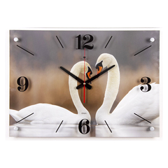 Часы настенные 4056-1187 Пара лебедей