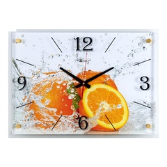 Часы настенные 4056-1194 Апельсины в брызгах воды