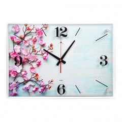 Часы настенные 4056-131 Цветы сакуры