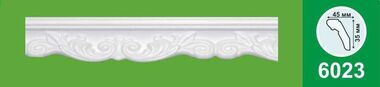 6023 /70/ (45*35) Плинтус потолочный инжекционный Уют 2 метра