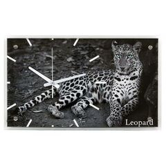 Часы настенные 6036-41 Леопард