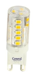 Лампа LED G9 7W-P 220V 4500K General 654100 