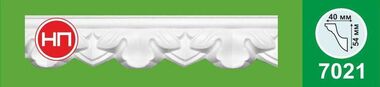7021 НП /50/ (40*54) Плинтус потолочный инжекционный Уют 2 метра