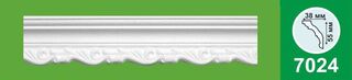 7024 НП /70/ (38*55) Плинтус потолочный инжекционный Уют 2 метра