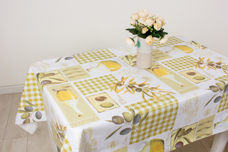 8094 Маслины и оливки Клеенка Удачная ПВХ  на н/о 1/50м*130