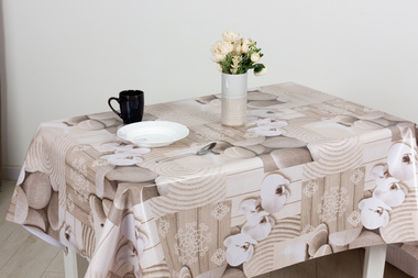 82015A-M Японские камни Клеенка Mirror ПВХ на н/о 1/20м*140 82015A-M Японские камни Клеенка Mirror ПВХ на н/о 1/20м*140