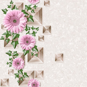 Обои Semre Гербера 890-07