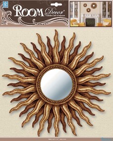 Наклейка декор "RoomDecor" PSA 6905 зеркало среднее №1 золото оптом