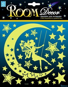 Наклейка декор "RoomDecor" PUA 1805 Звездная фея оптом