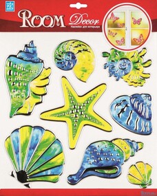 Наклейка декор "RoomDecor" RCA 5003 Витражные ракушки оптом