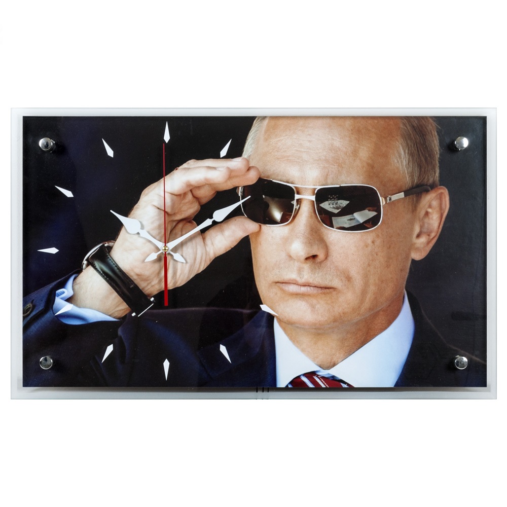 Часы с Путиным настенные
